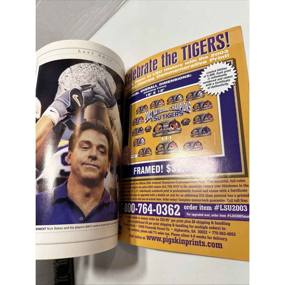 Sports Illustrated 2003 LSU Tigers National Champions Special Edition Matt Mauck